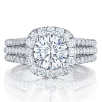 Round Bloom Engagement Ring