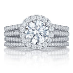 Round Bloom Engagement Ring