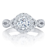 Round Bloom Engagement Ring