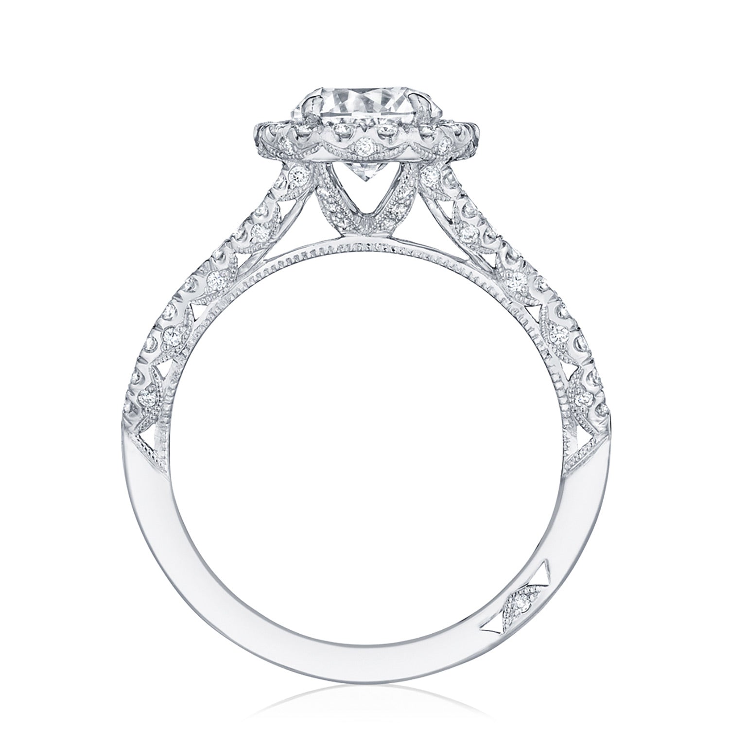 Round Bloom Engagement Ring