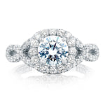 Round Bloom Engagement Ring