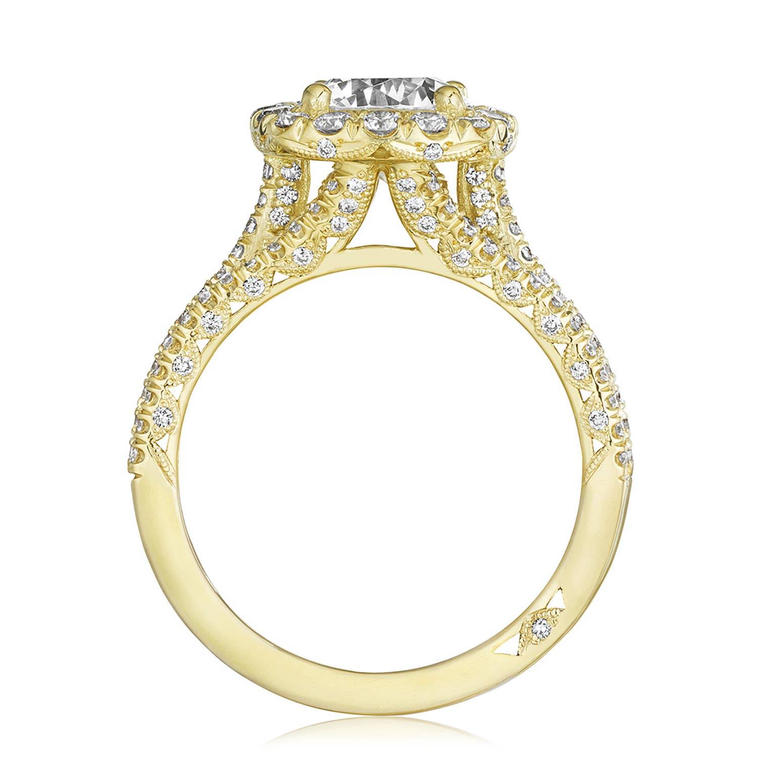 Round Bloom Engagement Ring