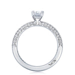 Emerald Solitaire Engagement Ring