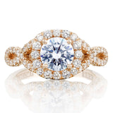 Round Bloom Engagement Ring