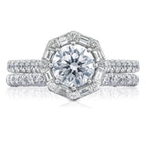 Round Bloom Engagement Ring