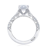 Emerald Solitaire Engagement Ring