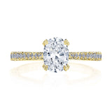 Oval Solitaire Engagement Ring