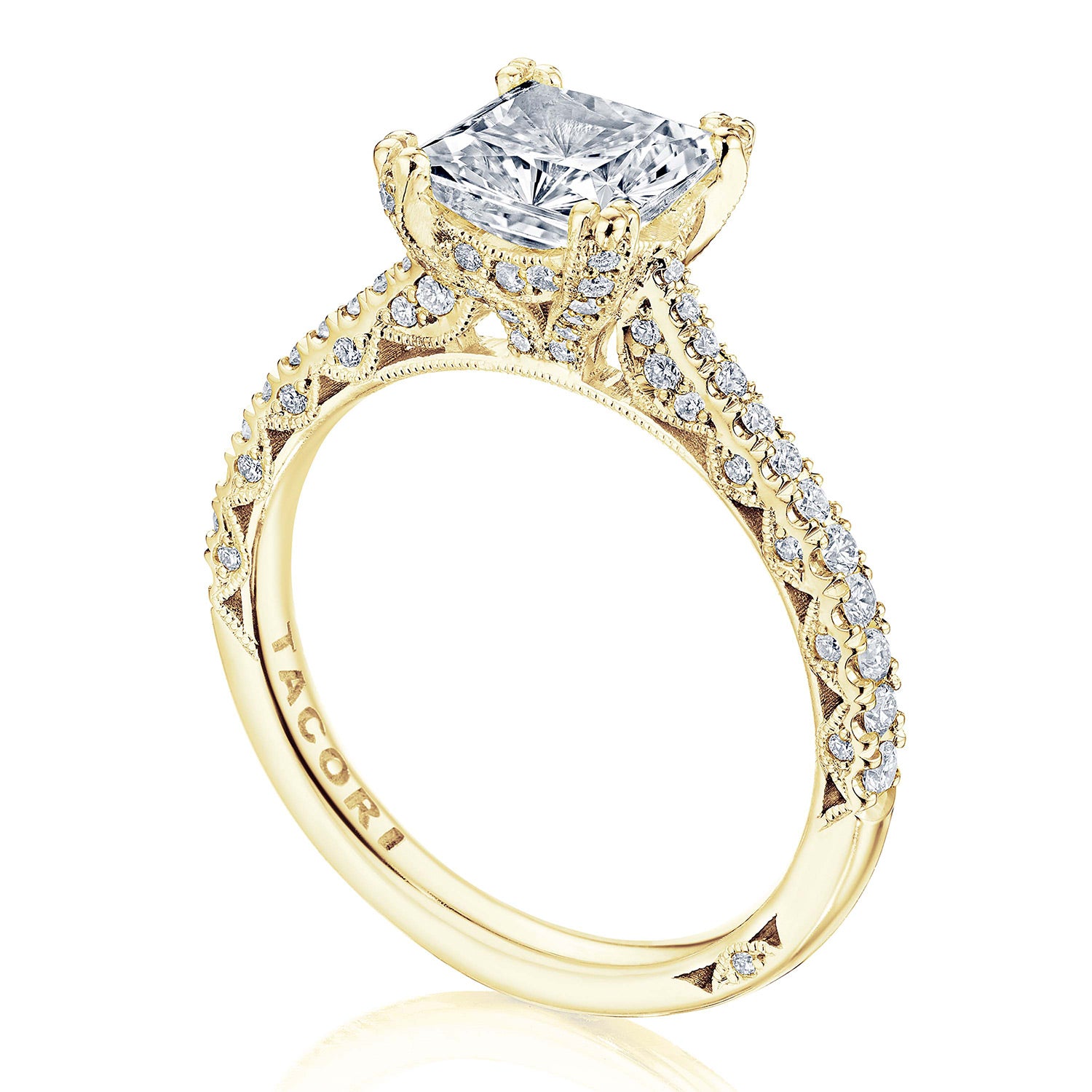 Princess Solitaire Engagement Ring