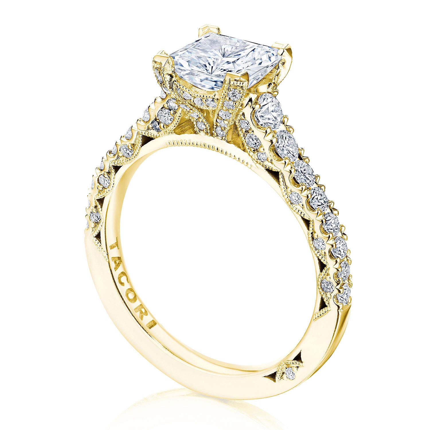 Princess Solitaire Engagement Ring