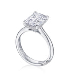 Emerald Solitaire Engagement Ring