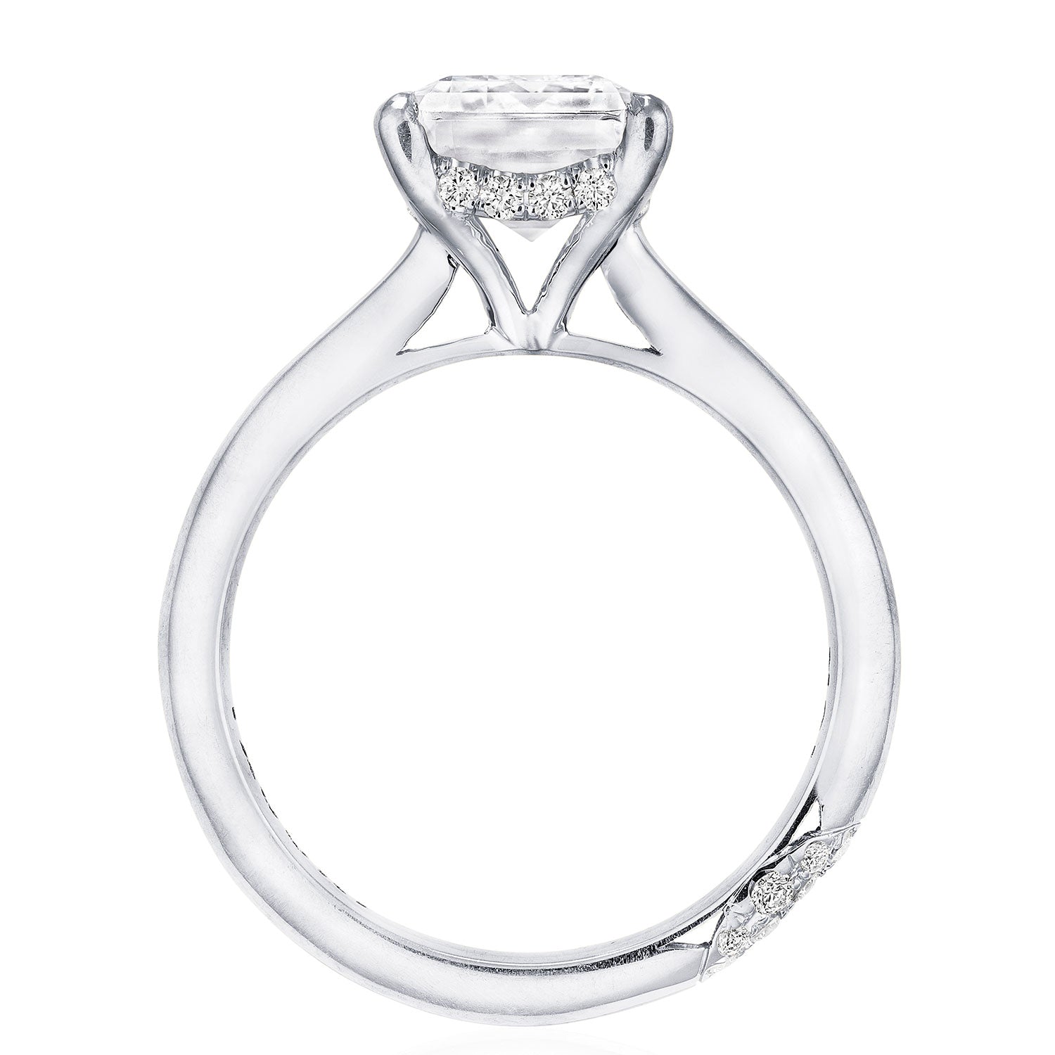 Emerald Solitaire Engagement Ring