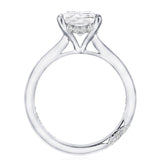 Emerald Solitaire Engagement Ring