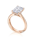 Emerald Solitaire Engagement Ring