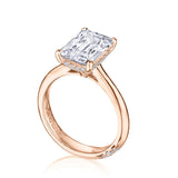 Emerald Solitaire Engagement Ring
