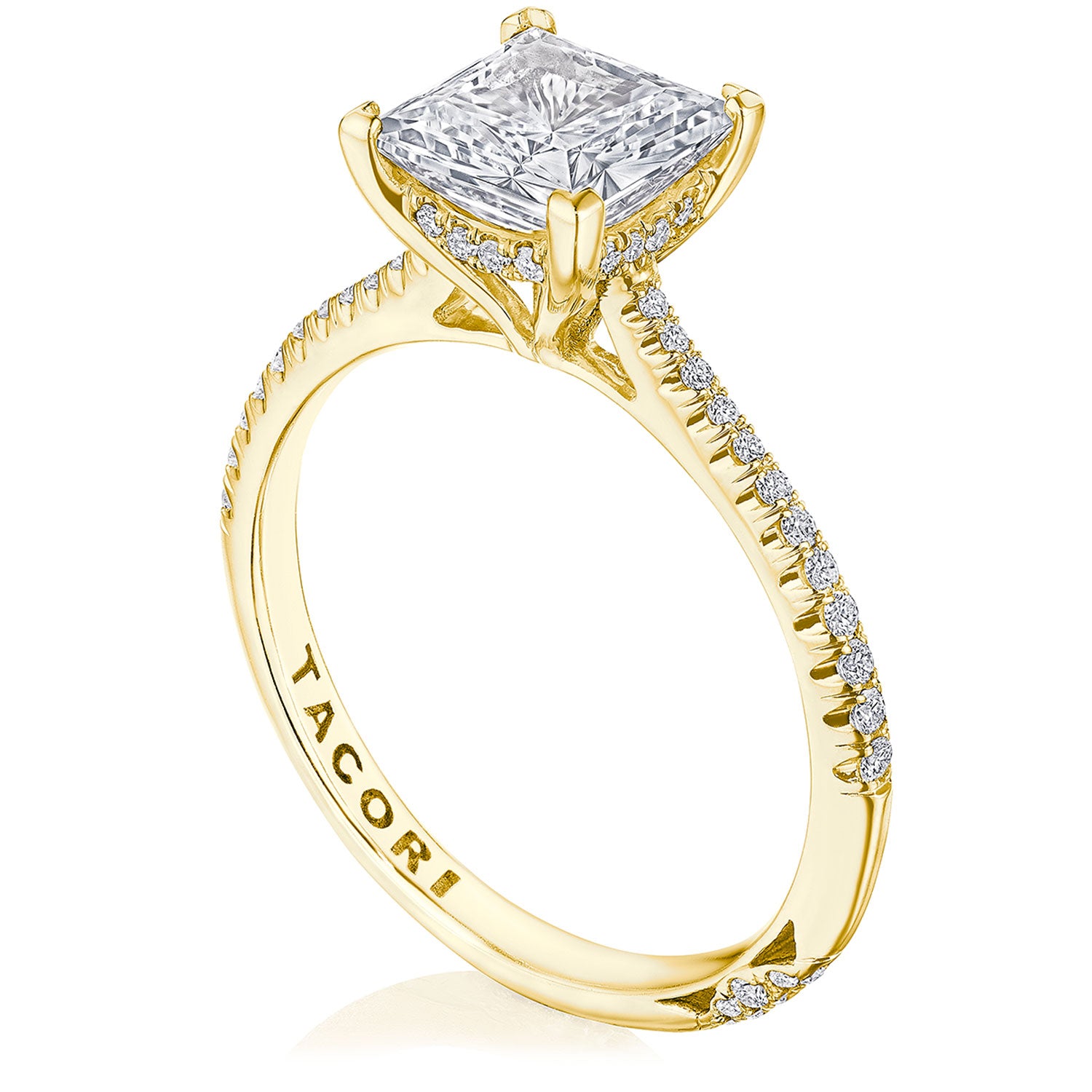 Princess Solitaire Engagement Ring