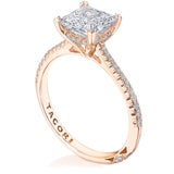 Princess Solitaire Engagement Ring