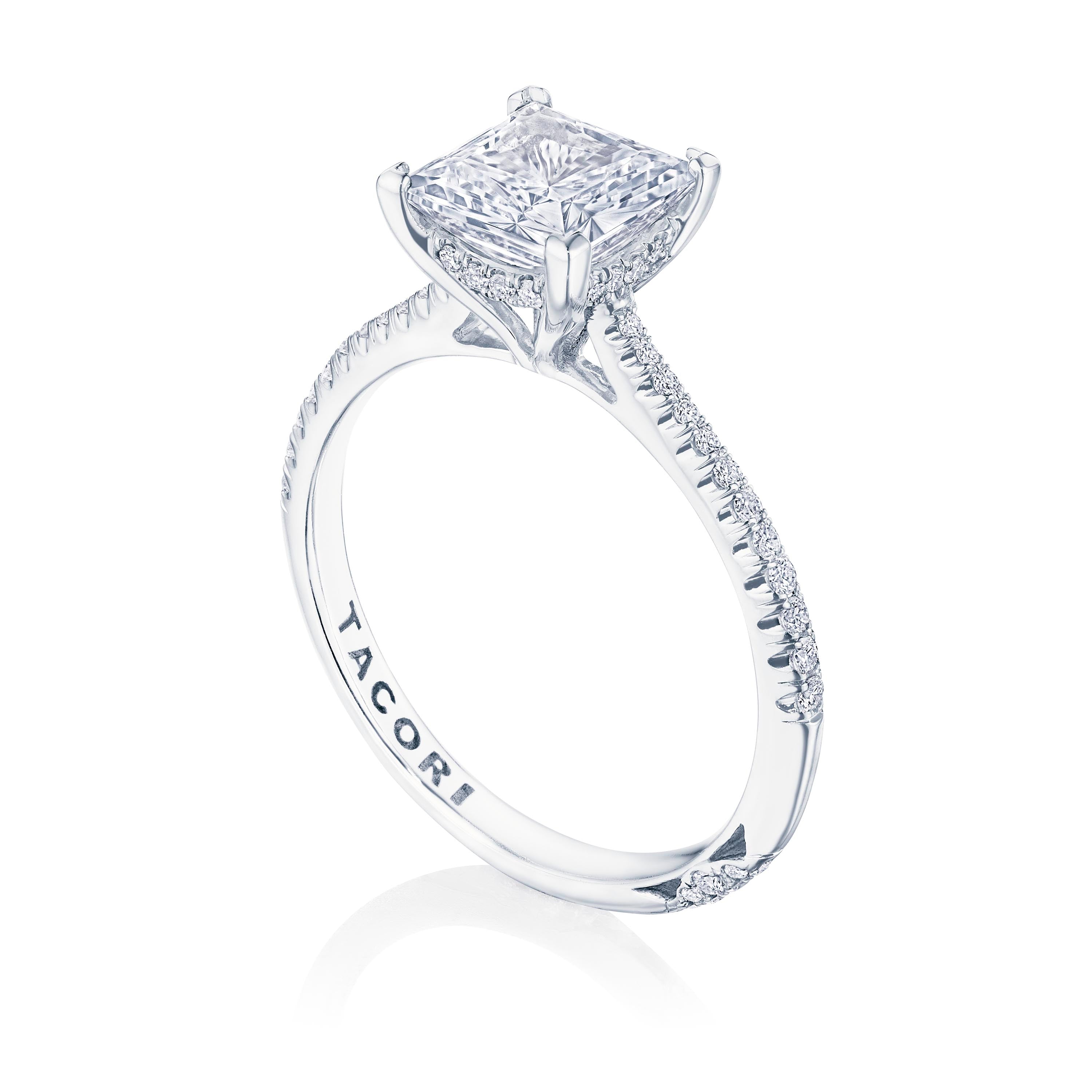 Princess Solitaire Engagement Ring