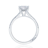 Princess Solitaire Engagement Ring