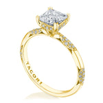 Princess Solitaire Engagement Ring