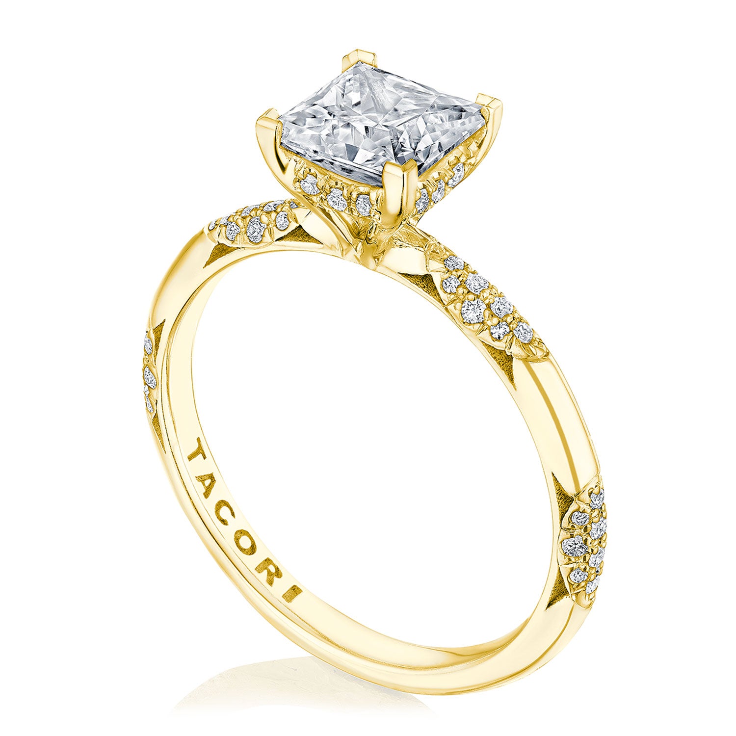 Princess Solitaire Engagement Ring