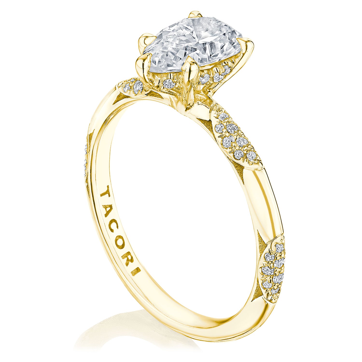 Pear Solitaire Engagement Ring