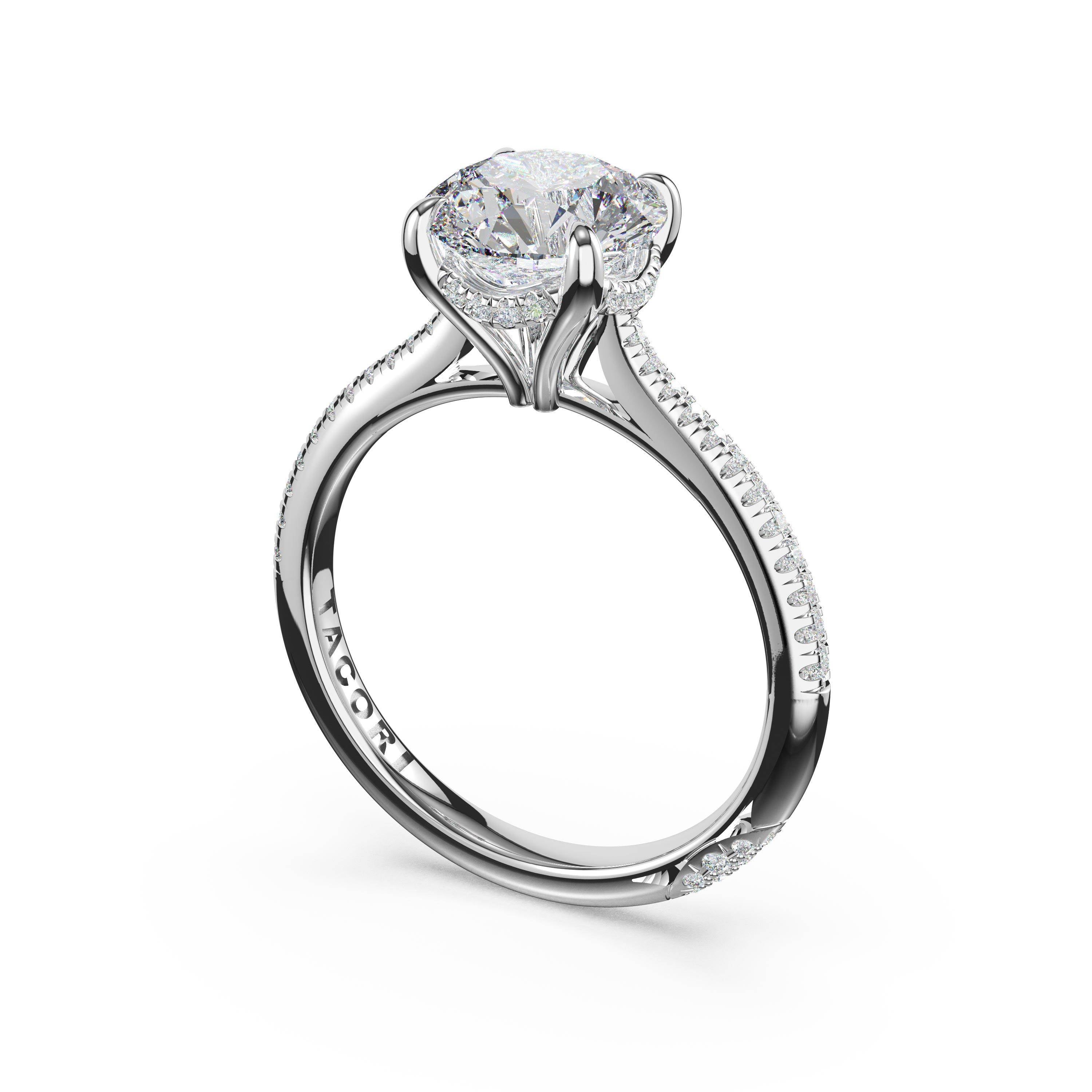Round Solitaire Engagement Ring