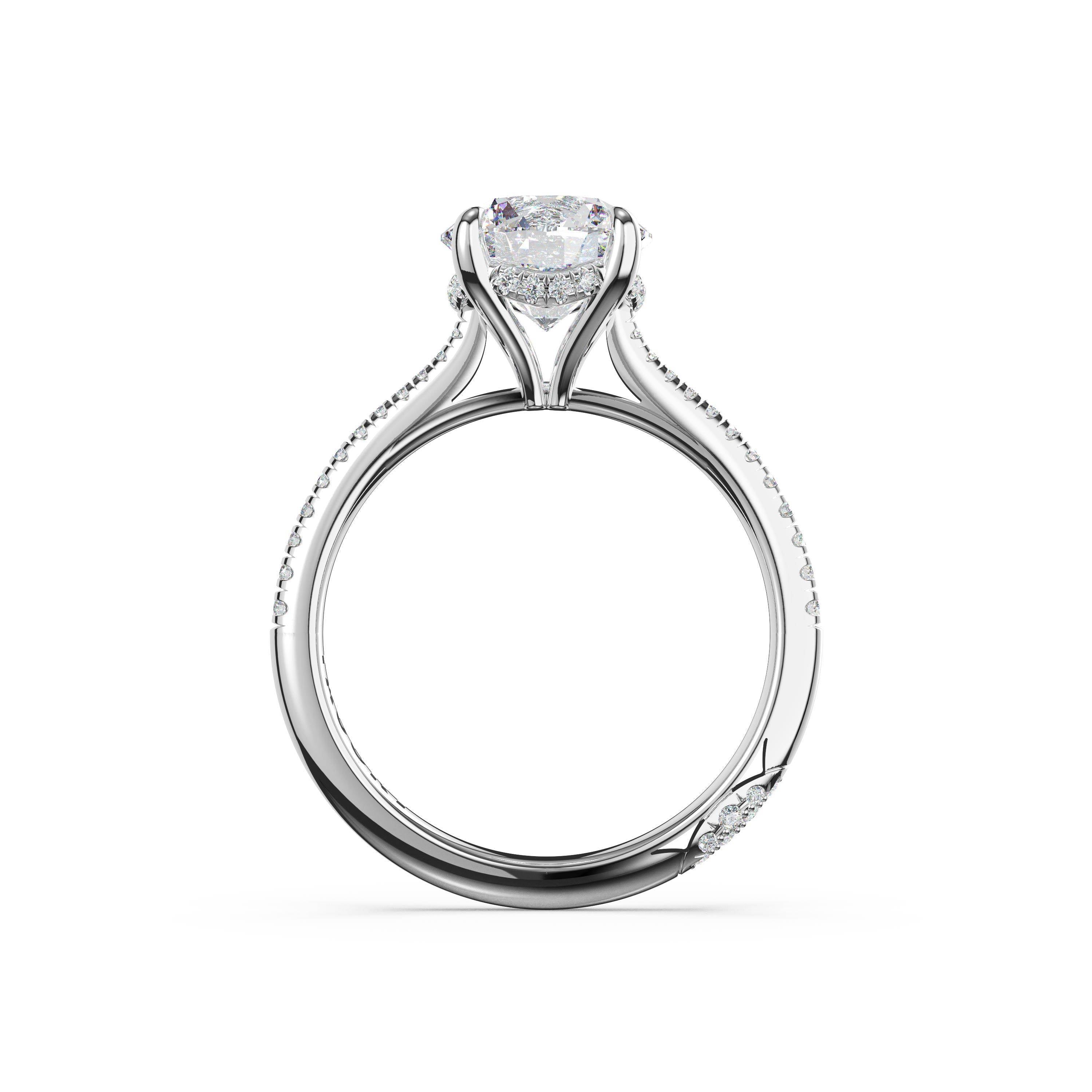 Round Solitaire Engagement Ring