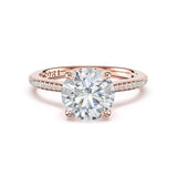 Round Solitaire Engagement Ring