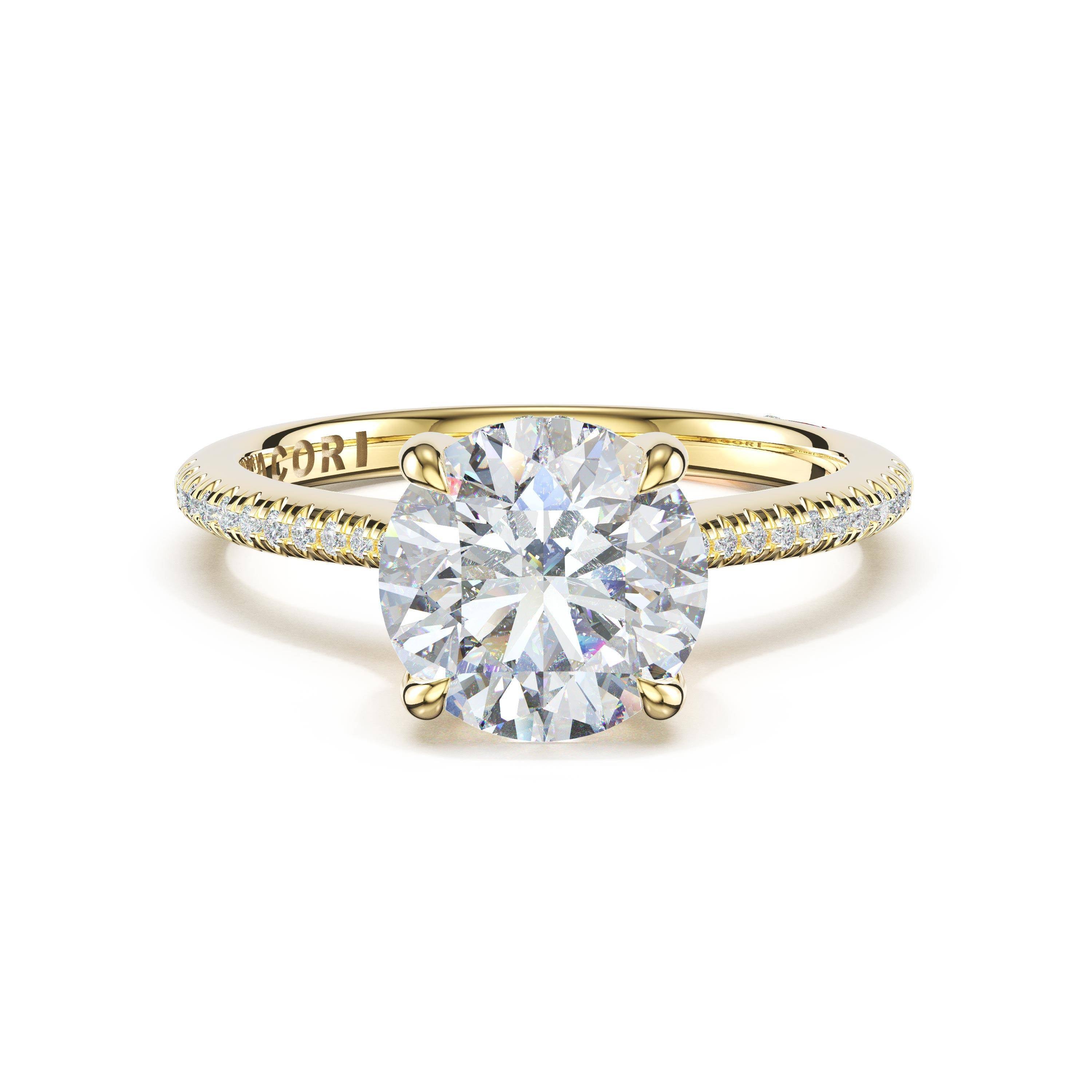 Round Solitaire Engagement Ring