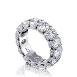 Oval Cut Diamond Eternity Band