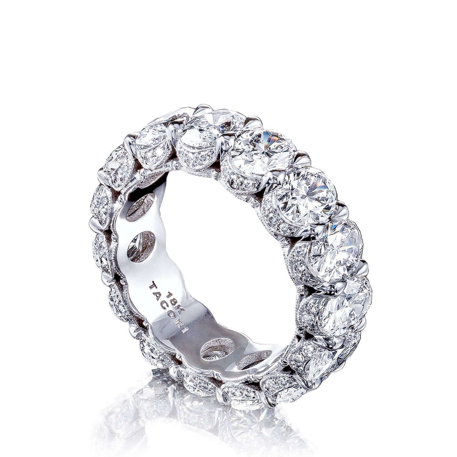 Oval Cut Diamond Eternity Band