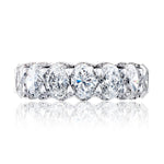 Oval Cut Diamond Eternity Band