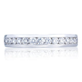 Channel Set Wedding Band