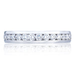 Channel Set Wedding Band