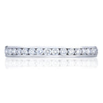 Channel Set Wedding Band