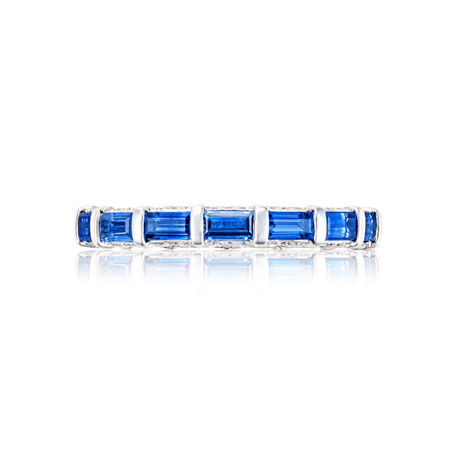 Baguette Sapphire Eternity Band
