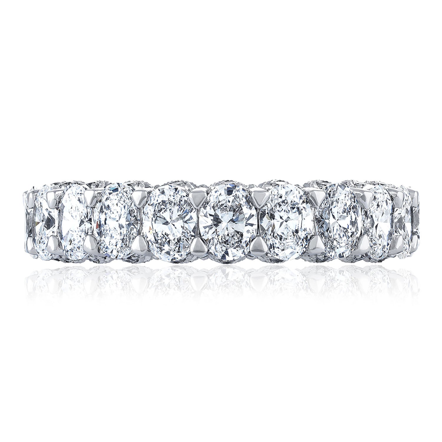 Oval Cut Diamond Eternity Band