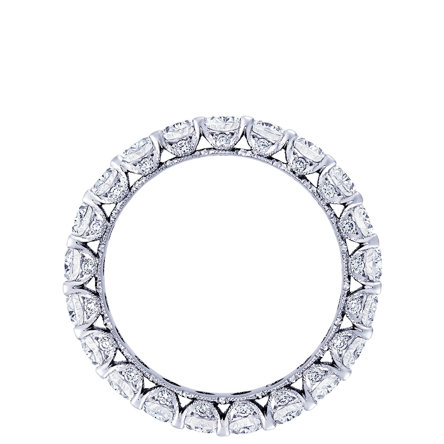 Oval Cut Diamond Eternity Band