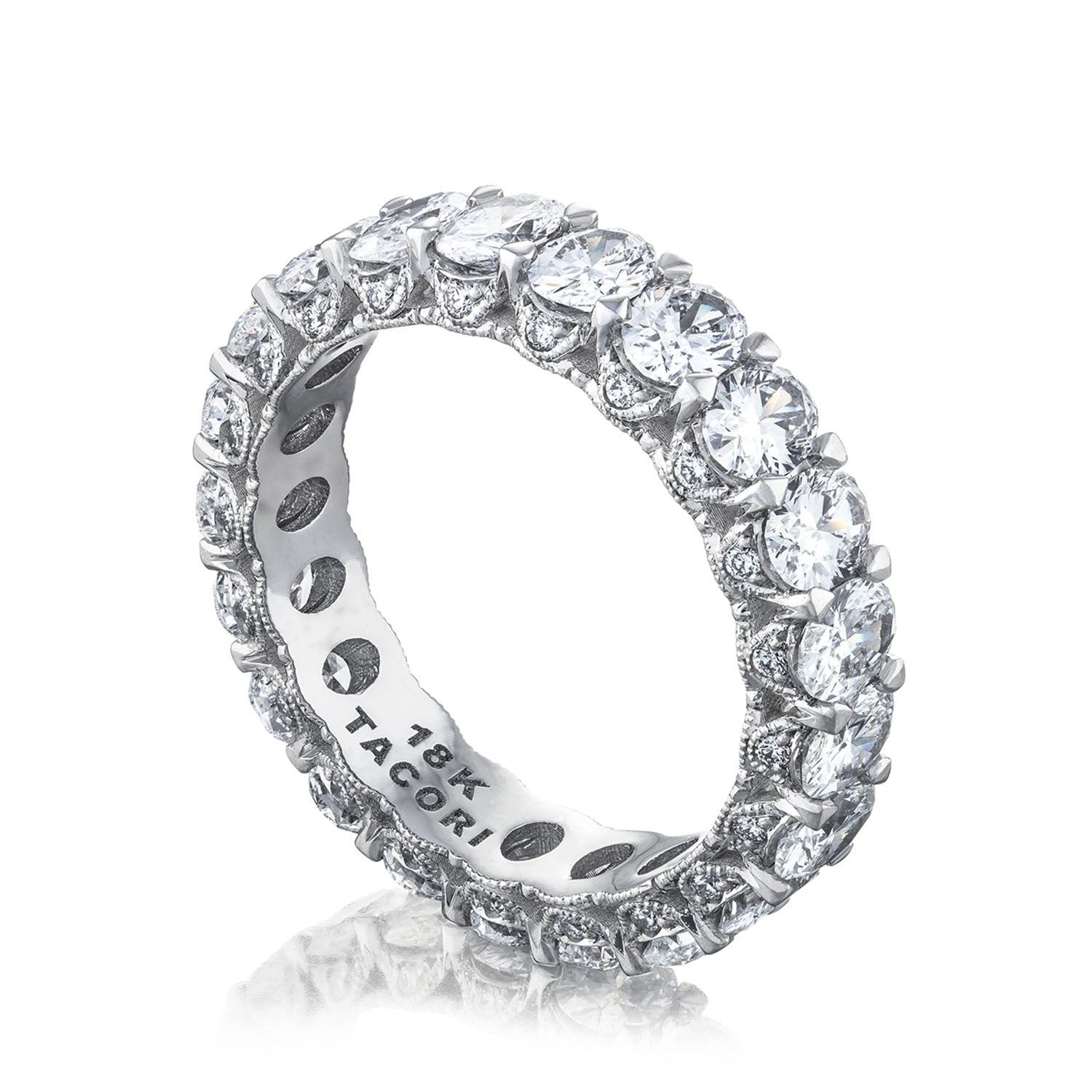 Oval Cut Diamond Eternity Band