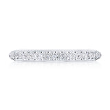 Single Row Pavé Wedding Band