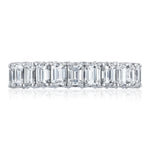 Emerald Cut Diamond Eternity Band