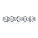Pear Cut Diamond Eternity Band