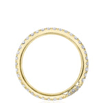 Single Row Pavé Wedding Band
