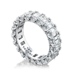 Emerald Cut Diamond Eternity Band