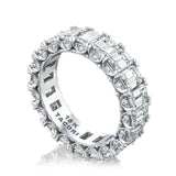 Emerald Cut Diamond Eternity Band
