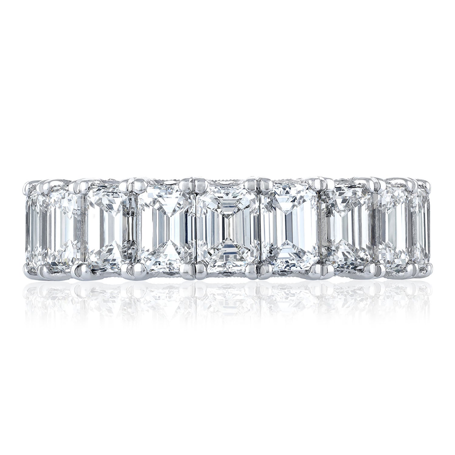 Emerald Cut Diamond Eternity Band