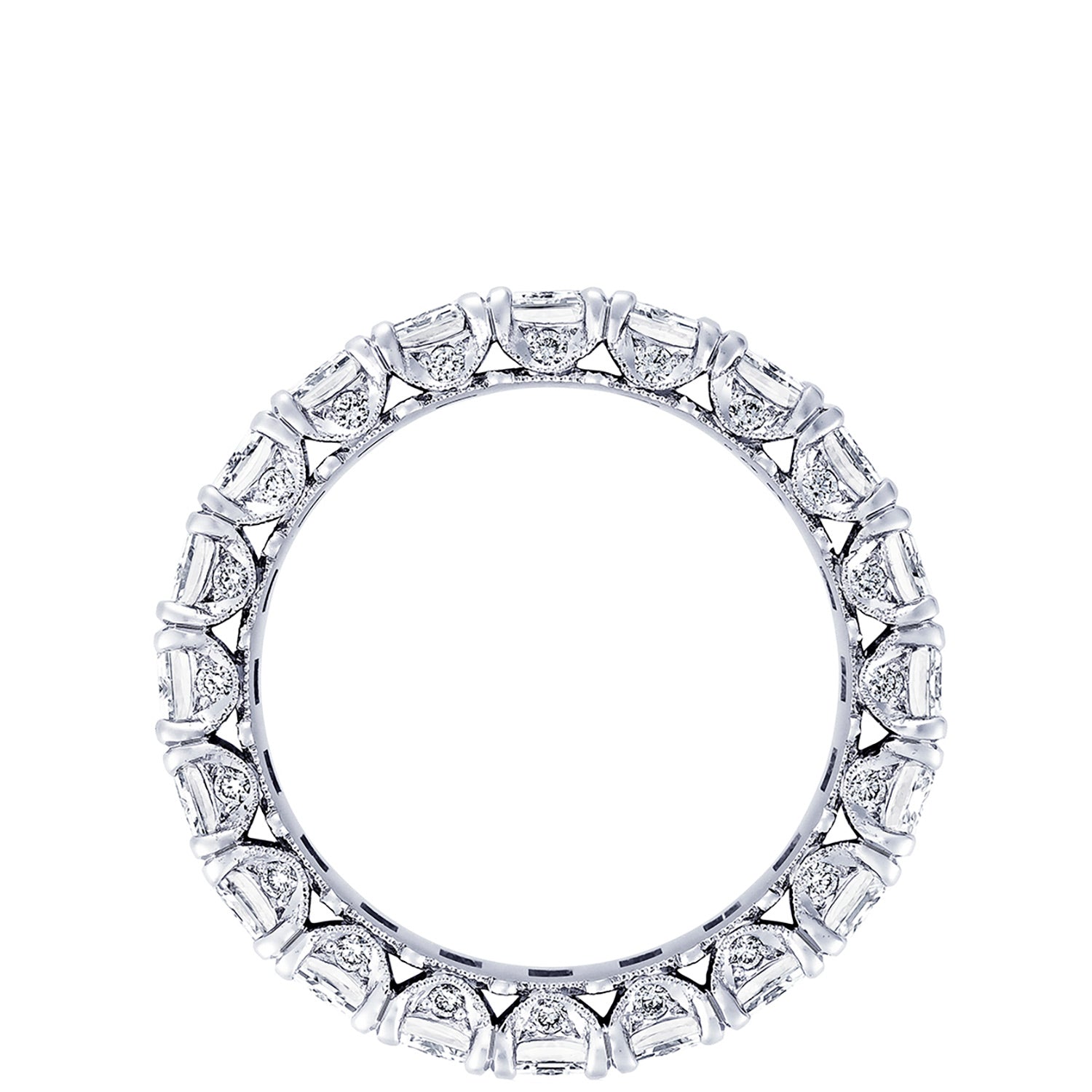 Emerald Cut Diamond Eternity Band