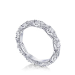 Marquise Shape Design Detail Wedding Band