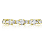 Marquise Shape Design Detail Wedding Band