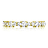 Marquise Shape Design Detail Wedding Band